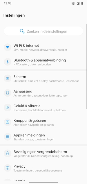 Selecteer Wi-Fi & internet