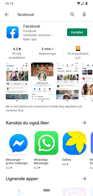 Velg app