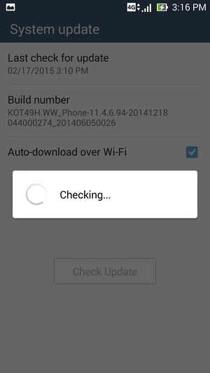 Wait for the search to finish