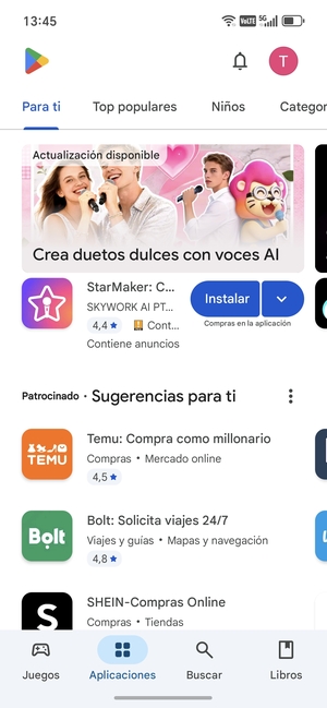 Seleccione Buscar