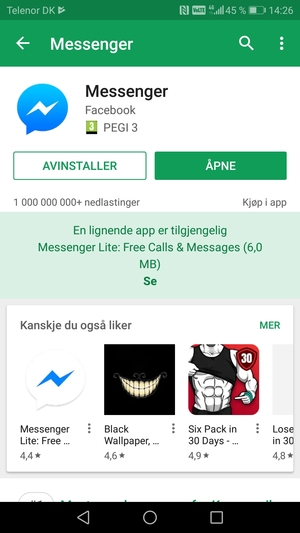Velg ÅPNE
