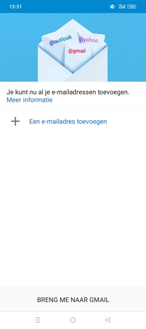 Selecteer Een e-mailadres toevoegen