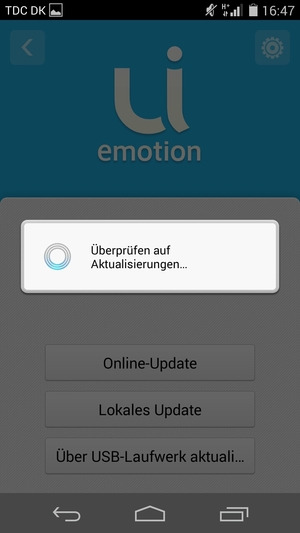 Warten Sie, bis die Suche abgeschlossen ist