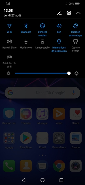 Désactiver le Wi-Fi et le Bluetooth