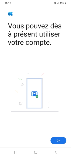 Sélectionnez OK