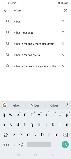 Introduzca el nombre de la aplicación y seleccione Buscar