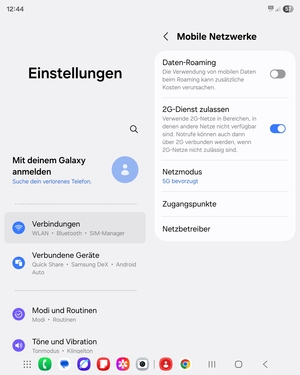Wählen Sie Zugangspunkte