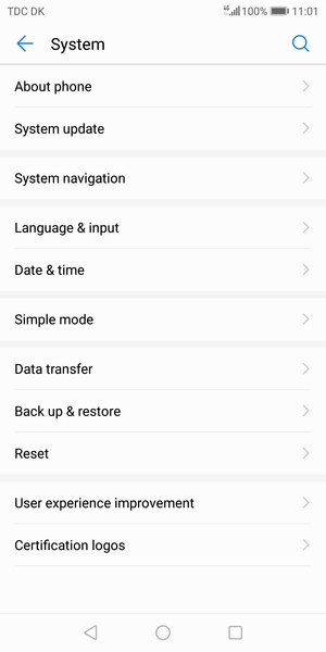Select System update