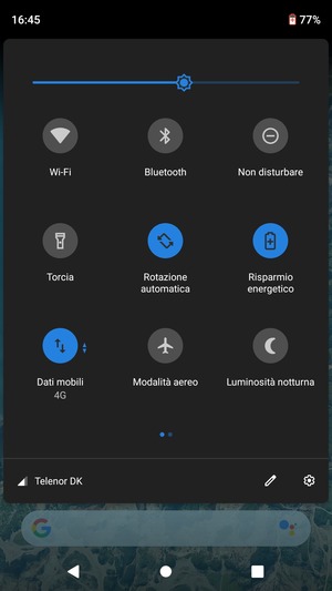 Seleziona il tasto Impostazioni
