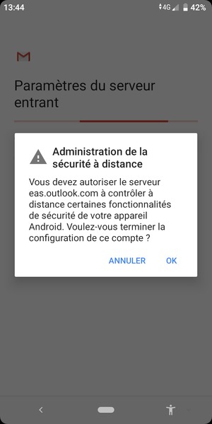 Sélectionnez OK