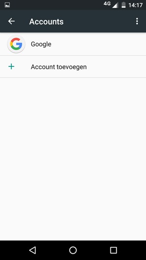 Selecteer Google
