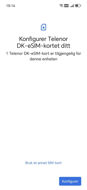 Velg Konfigurer