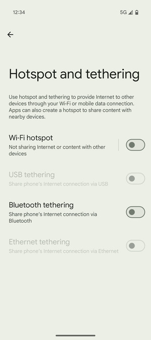 Select Wi-Fi hotspot