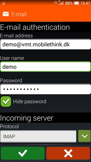 Enter User name