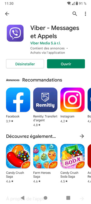 Sélectionnez Ouvrir