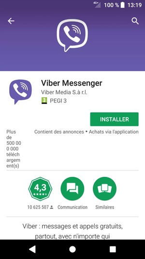 Sélectionnez INSTALLER