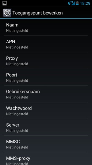 Voer mms-gegevens in
