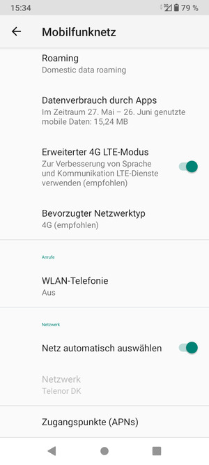 Wählen Sie Zugangspunkte (APNs)