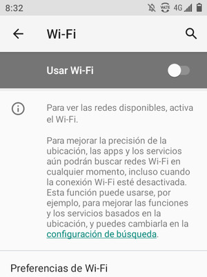 Active Usar Wi-Fi