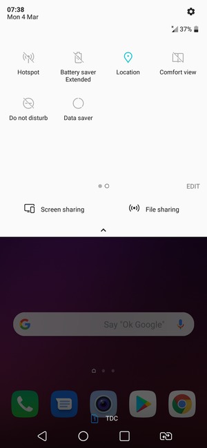 Turn off  Location