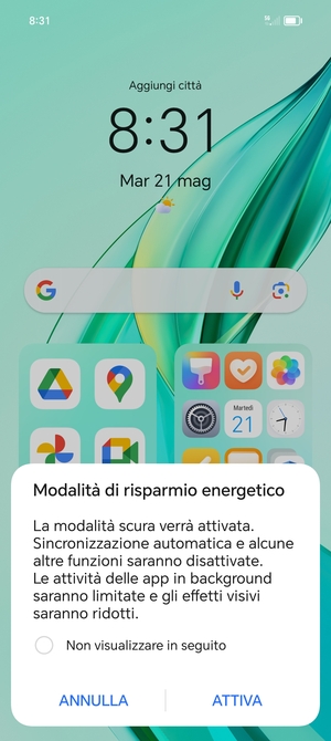 Seleziona ATTIVA