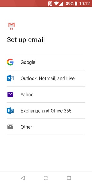Select Outlook, Hotmail, and Live
