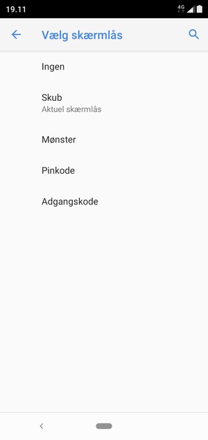 Vælg Mønster