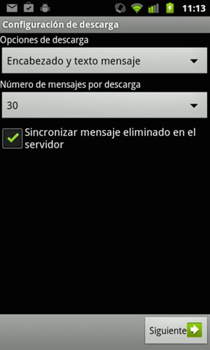 Seleccione Siguiente
