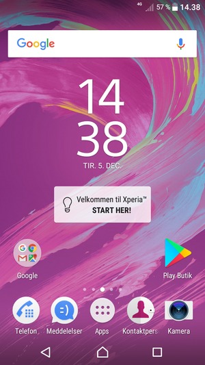 Vælg Apps