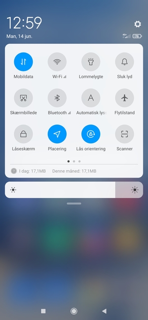 Slå Placering fra