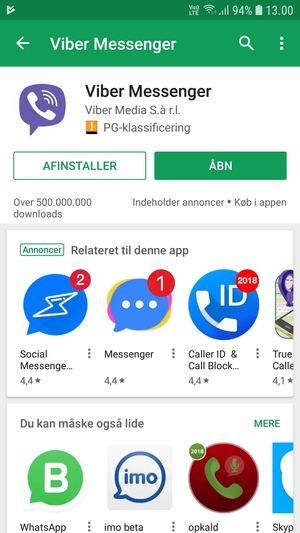 Vælg ÅBN
