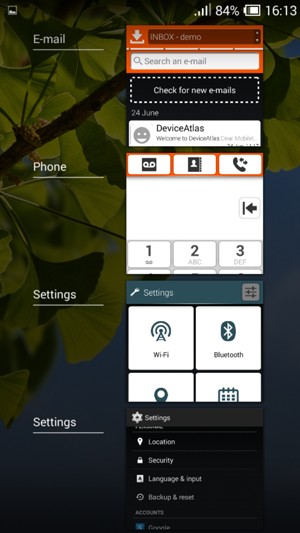 Swipe apps to the right to close them