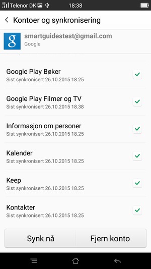 Kryss av i alle avkrysningsbokser