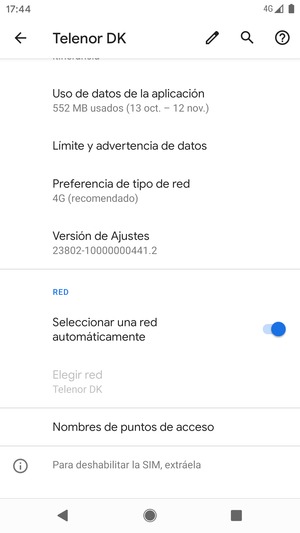 Seleccione Nombres de puntos de acceso