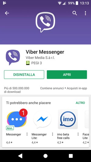 Seleziona APRI