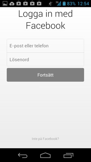 Din app är redo att användas