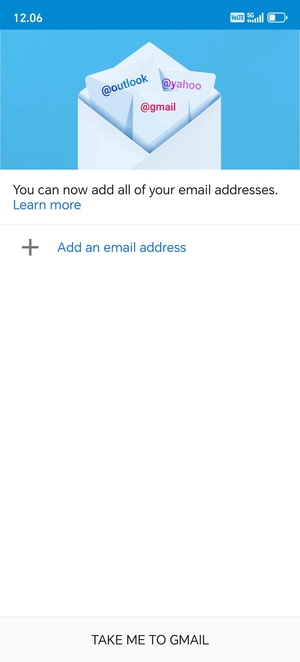 Select Add an email address