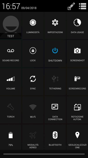 Disattiva Wi-Fi e Bluetooth