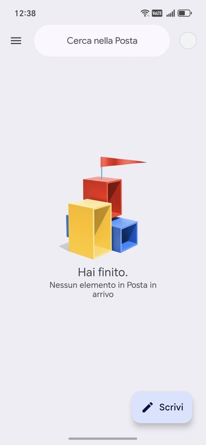 Il tuo account è pronto per l'uso
