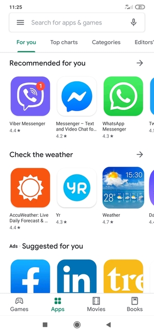 Select the Search bar