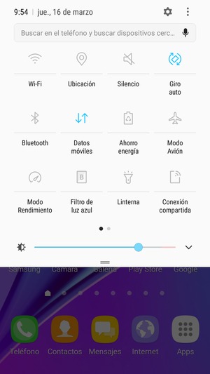 Seleccione Silencio para volver al modo de sonido
