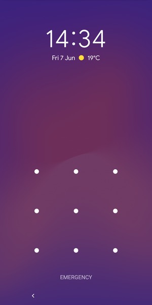 Your phone is now secure with a screen lock