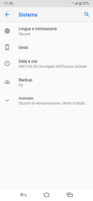 Seleziona Avanzate