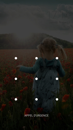 Votre téléphone est maintenant sécurisé par un écran de verrouillage