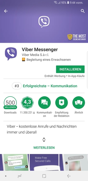 Wählen Sie INSTALLIEREN