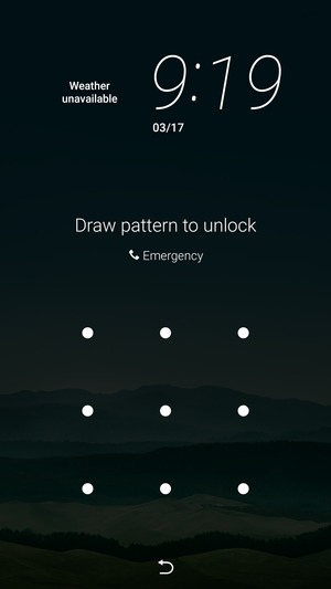 Your phone is now secure with a screen lock