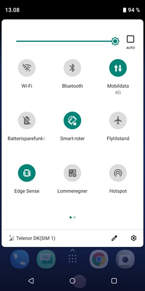 Vælg AUTO
