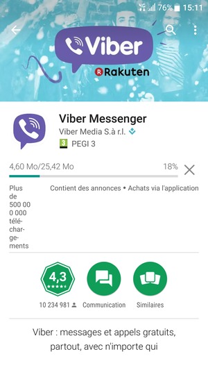 Veuillez attendre la fin de la procédure d'installation