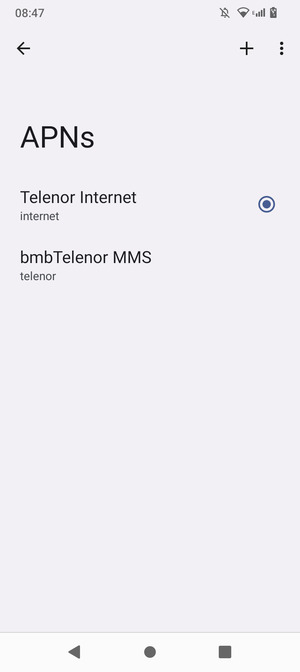 Select the Menu button