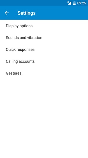 If you see this screen, select Calling accounts
